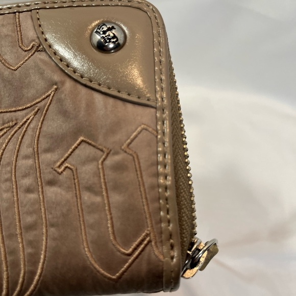 Juicy Couture Taupe Embroidered Wallet - Picture 3 of 9